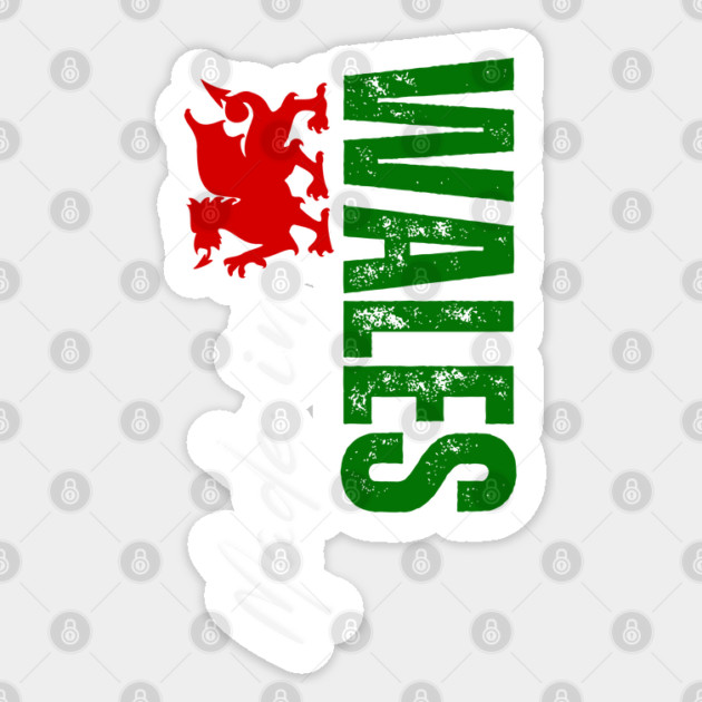 Wales flag, welsh flag Sticker by eka123