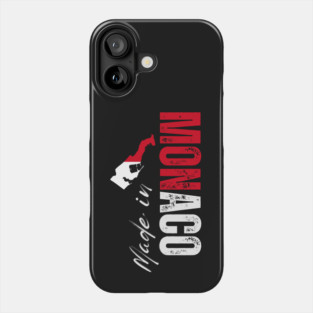 Monaco flag, monegasque flag Phone Case