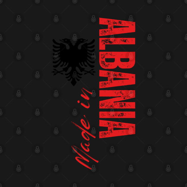 Made in Albania, Albanian flag by eka123
