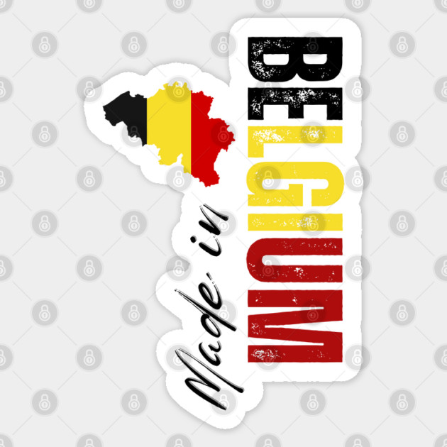 Made in Belgium, Belgium flag Sticker by eka123