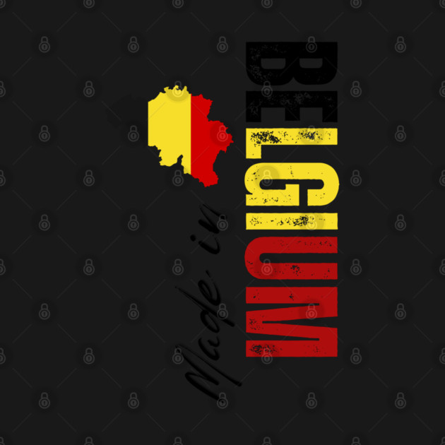 Made in Belgium, Belgium flag by eka123