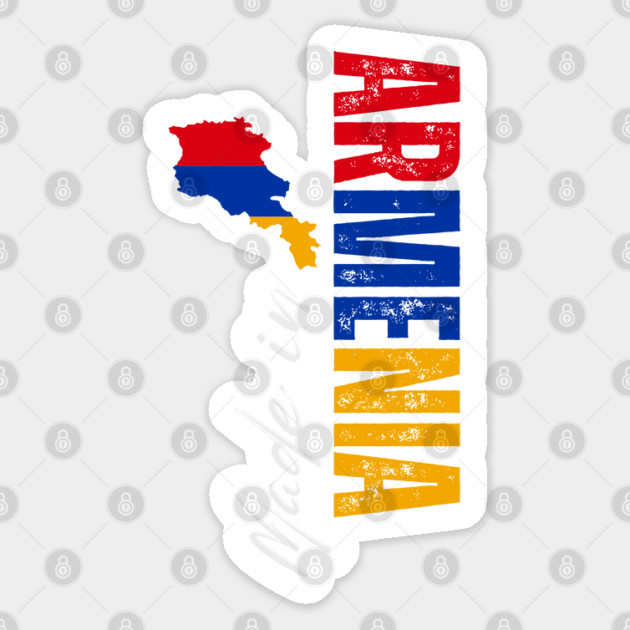 Armenia flag, armenian flag Sticker by eka123