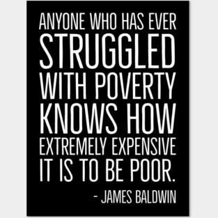 Black History, James Baldwin Quote, Poverty, African American, Civil Rights Posters and Art