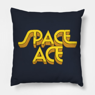 Space Ace: 80s Laserdisc And Animation Classic Pillow