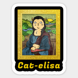 Cat-elisa Sticker