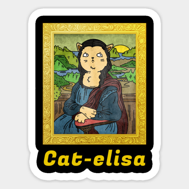 Cat-elisa Sticker by FirstClassQueen