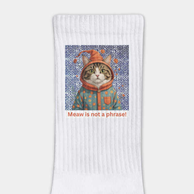 Meaw Is Not a Phrase – Indigo Hmong Cat Vibe by Pimcolle