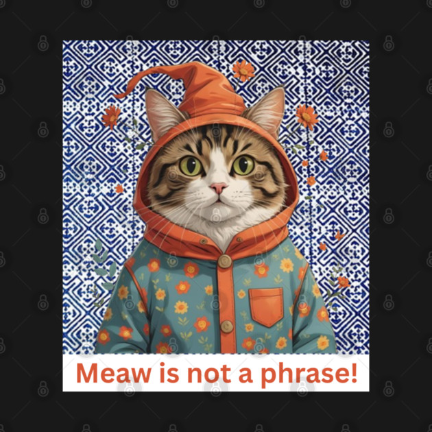 Meaw Is Not a Phrase – Indigo Hmong Cat Vibe by Pimcolle