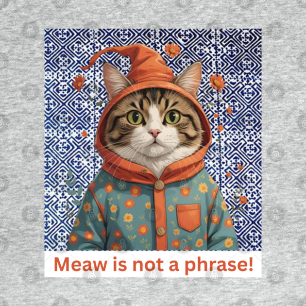 Meaw Is Not a Phrase – Indigo Hmong Cat Vibe by Pimcolle