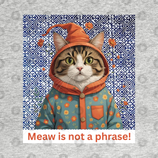 Meaw Is Not a Phrase – Indigo Hmong Cat Vibe by Pimcolle