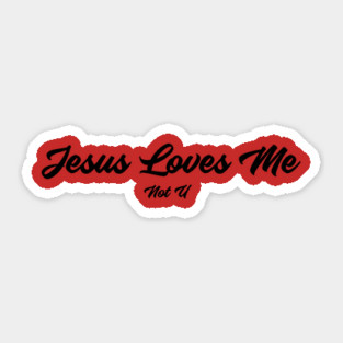 Jesus loves Me Sticker