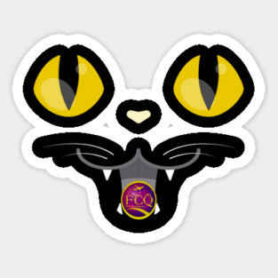 cat eyes Sticker