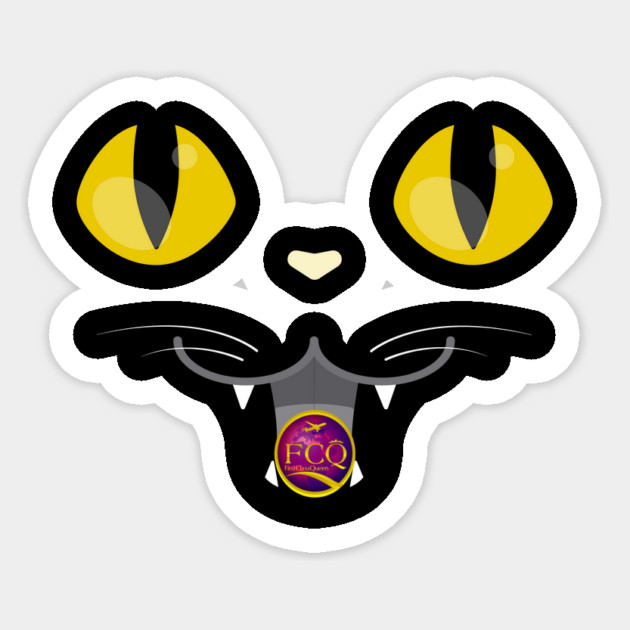cat eyes Sticker by FirstClassQueen