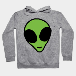Cute Alien Head Hoodie