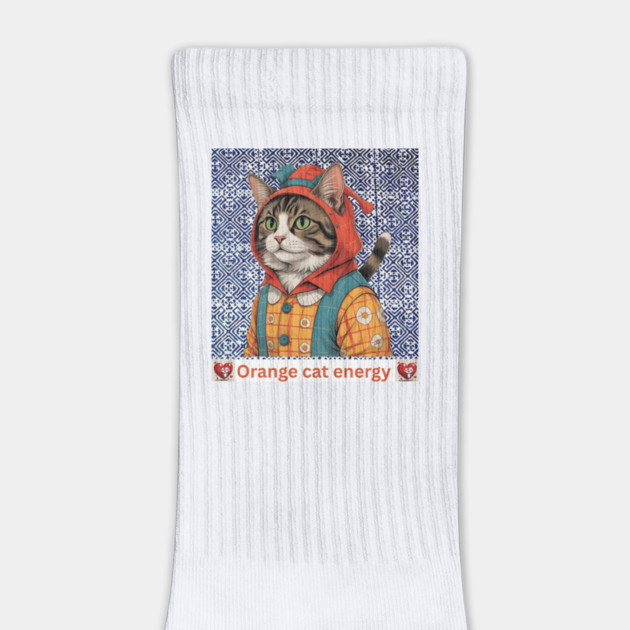 Orange Cat Energy – Indigo Hmong Vibes by Pimcolle