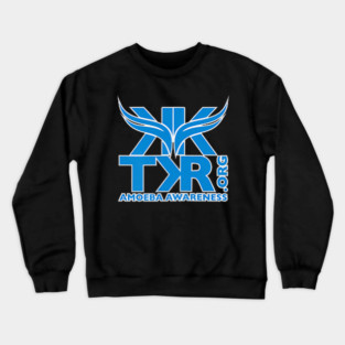 TKR Amoeba Awareness Logo Gift For Science Supporters Crewneck Sweatshirt
