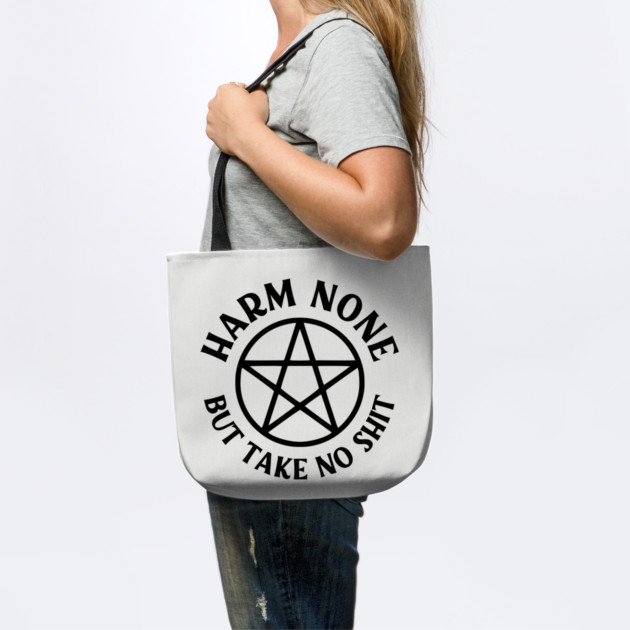 Harm None but Take No Shit Cheeky Witch® Wiccan Pentacle by Cheeky Witch