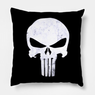 Punisher Comic Skull Pillow