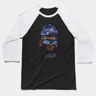 Ceedee Lamb Big Face Signature Baseball T-Shirt