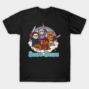 Scare Bears Horror Movie Characters T-Shirt