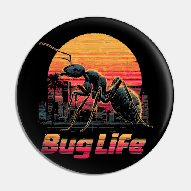 Bug Life Giant Ant in Synth City Pin by TuncGK