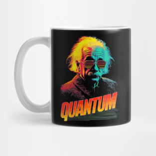 Quantum Einstein in Neon Colors Mug