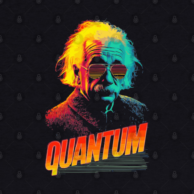 Quantum Einstein in Neon Colors by TuncGK