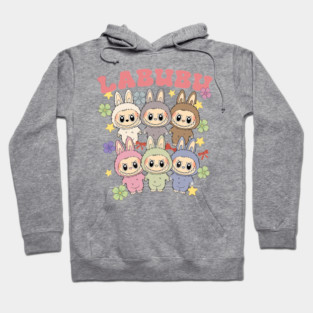 Labubu Shirt, Cute Kawaii Labubu Characters M4633 Hoodie