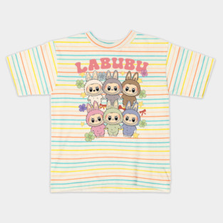 Labubu Shirt, Cute Kawaii Labubu Characters M4633 Kids T-Shirt