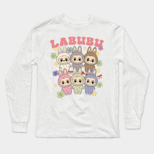 Labubu Shirt, Cute Kawaii Labubu Characters M4633 Long Sleeve T-Shirt