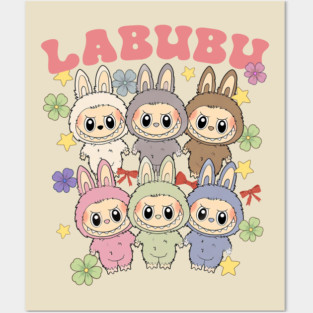 Labubu Shirt, Cute Kawaii Labubu Characters M4633 Posters and Art
