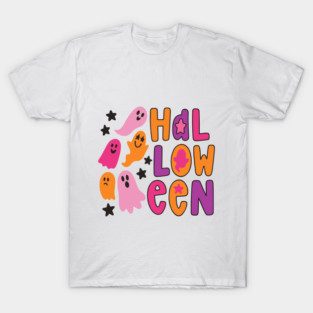 Halloween+Doodle+Preppy+Ghost T-Shirt