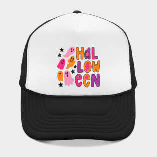 Halloween+Doodle+Preppy+Ghost Hat