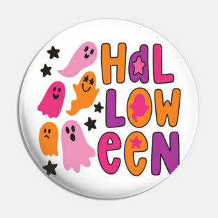 Halloween+Doodle+Preppy+Ghost Pin