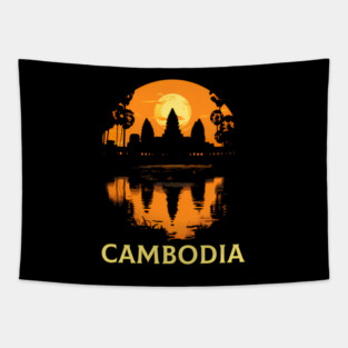 Angkor Wat Cambodian Khmer Cambodian Tapestry
