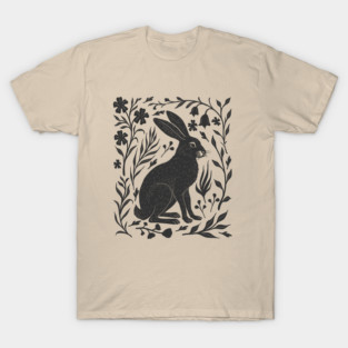 Linocut Hare T-Shirt