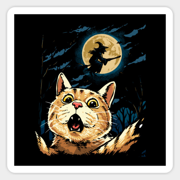 Cat Selfie Witch Magnet by GoshWow®