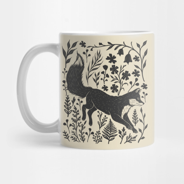 Linocut Fox by GoshWow®