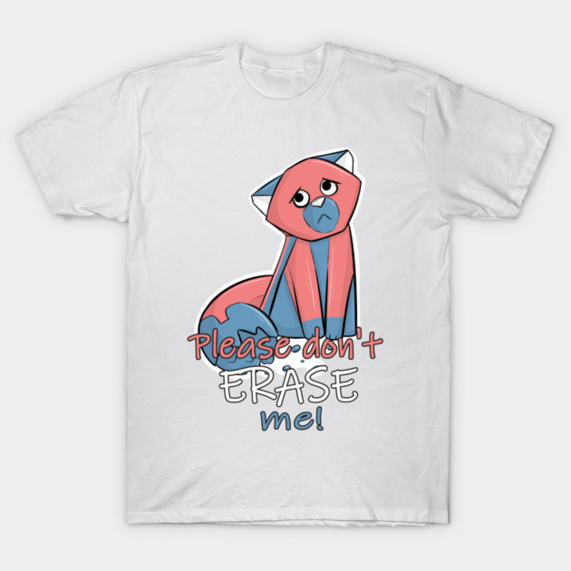 Please don't erase me! Eraser-Fox T-Shirt by Fennek