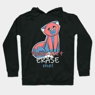 Please don't erase me! Eraser-Fox Hoodie