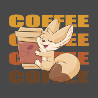 COFFEE - Fennec Fox T-Shirt