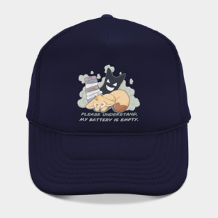 Please understand, my Battery is empty! - Fennec Fox Hat