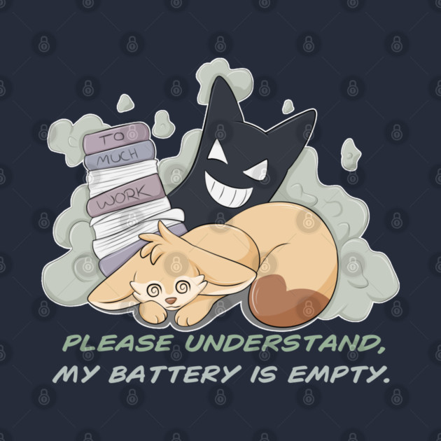 Please understand, my Battery is empty! - Fennec Fox by Fennek