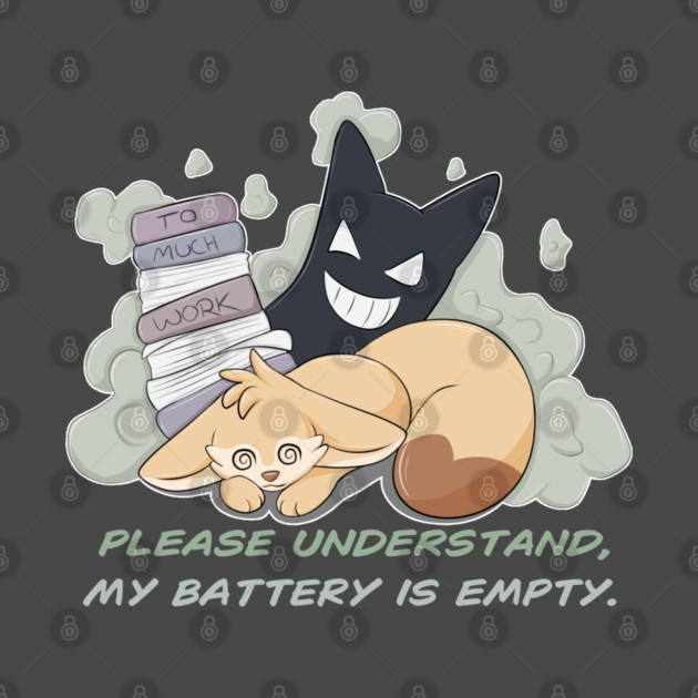 Please understand, my Battery is empty! - Fennec Fox by Fennek