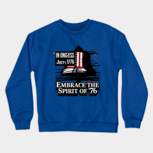 Embrace the spirit of July 4, 1776: America's historic Independence Day. Crewneck Sweatshirt