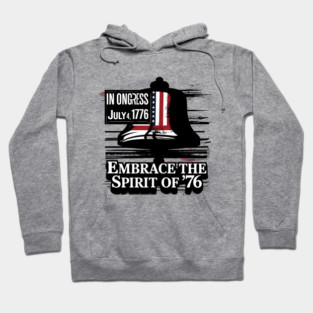 Embrace the spirit of July 4, 1776: America's historic Independence Day. Hoodie