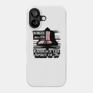Embrace the spirit of July 4, 1776: America's historic Independence Day. Phone Case