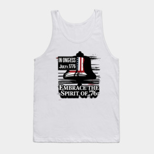 Embrace the spirit of July 4, 1776: America's historic Independence Day. Tank Top