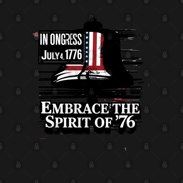 Embrace the spirit of July 4, 1776: America's historic Independence Day. by stitchloom