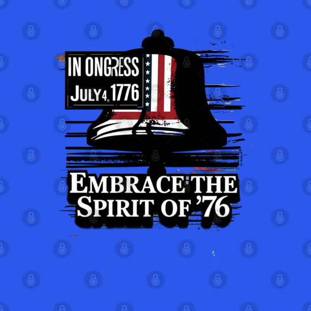 Embrace the spirit of July 4, 1776: America's historic Independence Day. by stitchloom